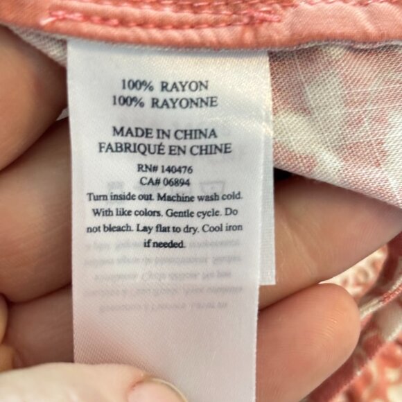 Faherty Renata Jumpsuit Medium Floral Fairy Coquette Festival Boho Western 19143 - Picture 11 of 13